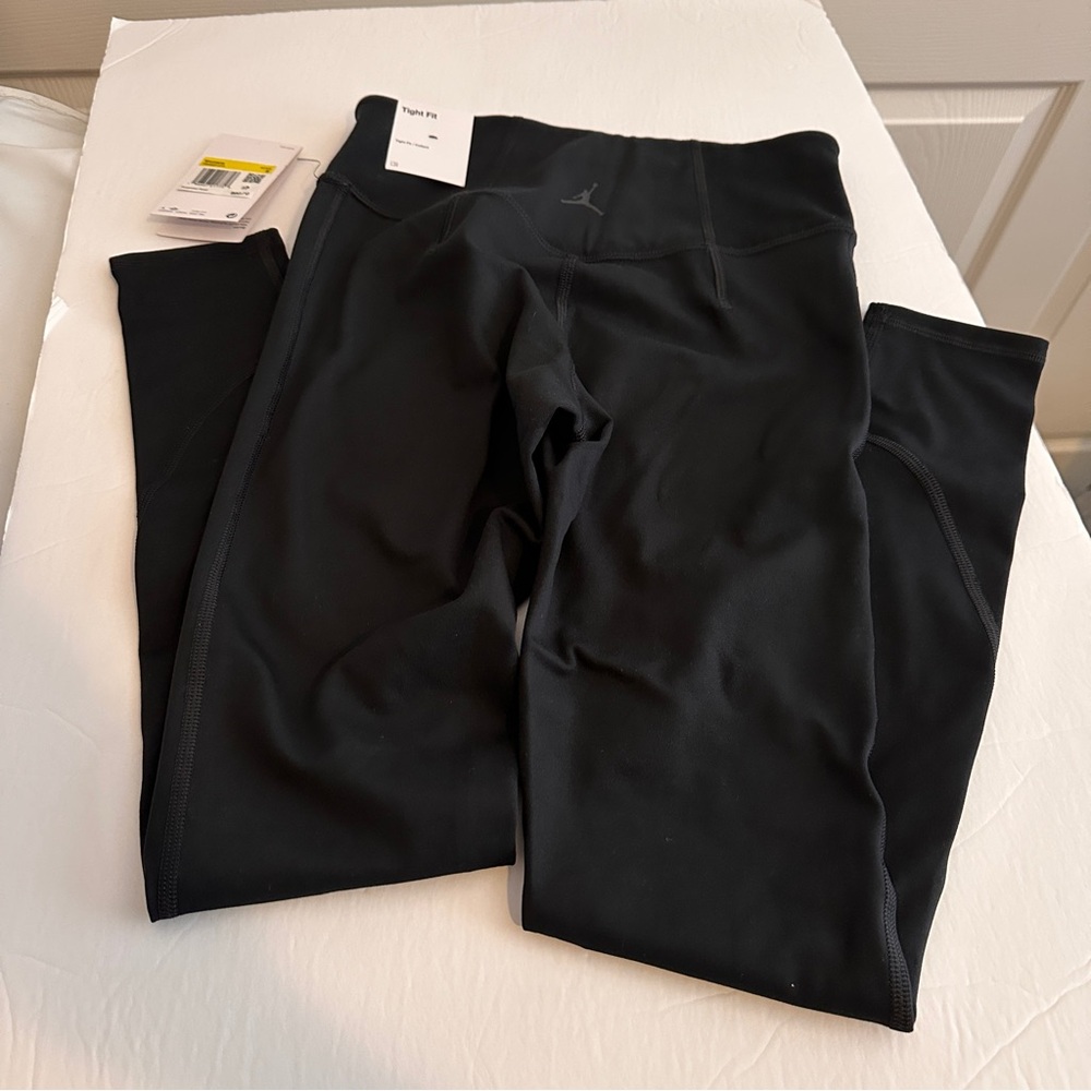 New Jordan Nike Dri-Fit Leggings Black Womens Small - Picture 2 of 5